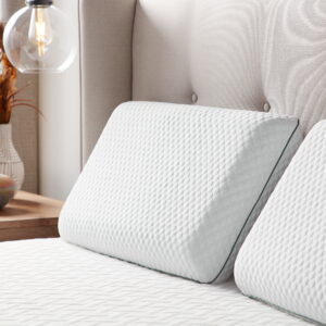 661cbe6fac6f3e4eb57f459d Rest Haven Gel Memory Foam Bed Pillow