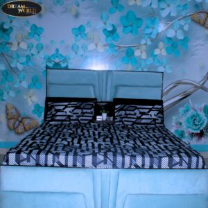 Pure Cotton Bedsheet For All Types Mattress (King Size) With 2 Pillow Cover